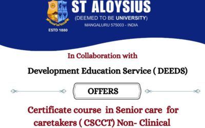Advertisement for Certificate Course in Senior Care for Non-Clinical Caretakers (CSCCT)